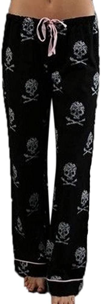 Pyjama jambes larges grande taille XXXXL noir extensible et ample - 4