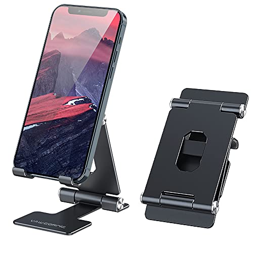 Support pour téléphone Portable, Angle et Hauteur réglables - Support Pliable pour Tablette Compatible avec Tous Les téléphones Portables (iPhone, Samsung), Tablette (4-10 Pouces), Switch Lite Cover