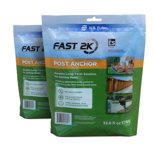 H.B. Fuller Fast 2K Post Anchor Mix | Expanding Composite Footing Compound (Post Anchor 2)