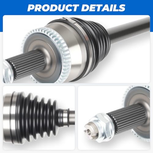 TadaMark Front Right CV Axle Shaft Assembly Fit for Hyundai Sonata 2.4L 2015-2019, Fit for Kia Optima 2.4L 2016-2020, L4 Gas Only, Passenger Side, for 66-3830 by TadaMark - Image 2