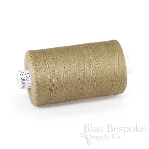 Hilo para coser Ester 80 100% poliéster 1094 yardas color tan miniatura 2