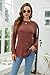 SimpleFun Womens Pullover Sweaters Long Sleeve Tunic Length Dressy Casual Fall Knit Sweater (Caramel,XXL)