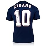 Frankreich 2022-23 Fußballtrikot, signiert von Zinedine Zidane. Von Beckett authentifiziert.