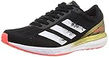 Adidas, Training adidas Damen Adizero Boston 9 W Running Shoes, core Black/FTWR White/Gold met, 38 2/3 EU