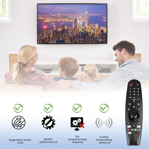 Miniatura 3 de Mando A Distancia Universal Lg Para Smart Tv, Control Remoto De Repuesto Compatible Con Tv Hd, Lcd, Led, Hdtv, Uhd, Oled, 3d, 4k Akb75855501 Sin Función De Voz Y Puntero