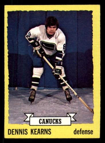 1973 Topps #173 Dennis Kearns Vancouver Canucks (Hockey Card) EX Canucks