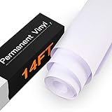 PERMANENT ADHESIVE VINYL : NOTICE : This is permanent vinyl, NOT HTV. HTVRONT is our brand name. Our permanent vinyl is rich and vibrant in color. Perfect for Easter decorations, Easter stickers CLEAR PET BACKING: Say goodbye to paper backing, which ...