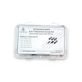 KITS4CREATORS 5-in-1 Diode Assorted Kit (100 Pcs) – 1N4007, 1N4148, 1N5408, 5V Zener, 12V Zener | DIY Electronic Components for School/College Projects Electronics Repair & Hobby Kits