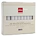 Box of 20 White Chime Candles by Eika 4 Inch