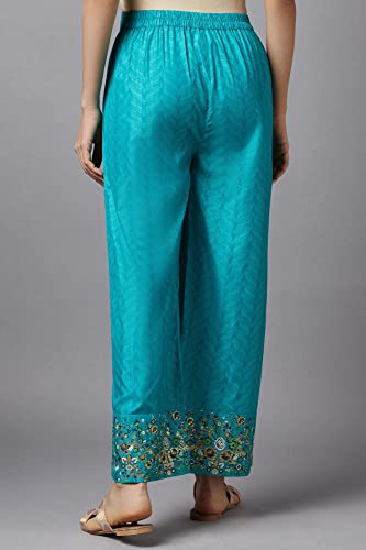 Image of Aurelia Women Strechable Palazzo Straight Fit Pant| Ankle Length Palazzo Pants
