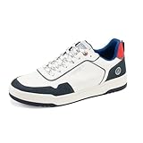 LEOSS ORIGINAL Herren Freizeitschuhe Herren Sommerschuhe mit Materialmix Design Stabil Atmungsaktiv für Stadtbesichtigung (Dunkelblau, 41 EU, MLE250486-3)