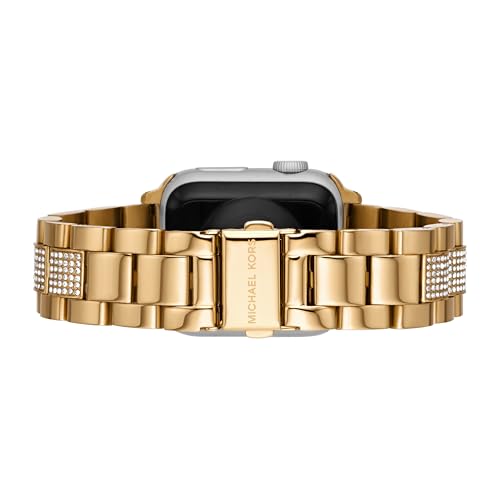 Image of Michael Kors Band for Apple Watch; Stainless Steel Smart Watch Bands for Women; Compatible with Apple Watch 38mm, 40mm, 41mm