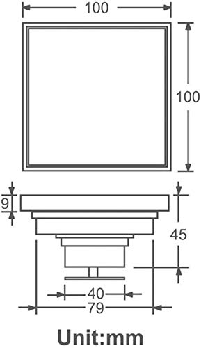Vierkante Messing Afvoerputje Badkamer Keuken Tuin Douche Afvoer Deodorant Grote Stroom Drainage Afvoerputje met… - Image 3