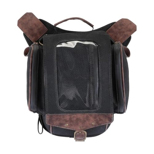 Bolsa De Viaje Moto Bolsa De Depósito para Motocicleta Sportster, Softail Y Dyna, Expandible, De 7 L, De Lona Encerada, para Muslo Y Pierna.