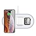 Produktbild 10W Fast Wireless Charger Qi Wireless Ladestation ladegerät zertifiziertes kabelloses 3 in1 Lade-Pad kompatibel mit AirPods 2/1/AirPods Pro Apple Watch Series 5/4/3/2/1 iPhone 11