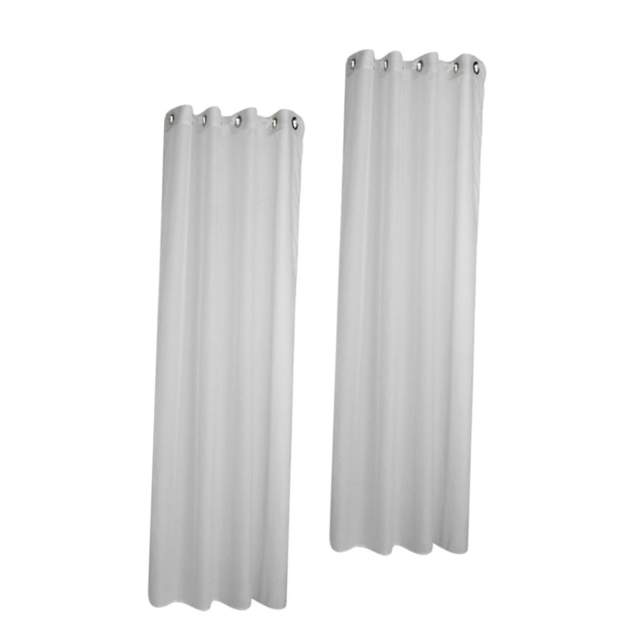 Voilage de fenêtre transparent 140x160 cm blanc Toyvian en tissu léger