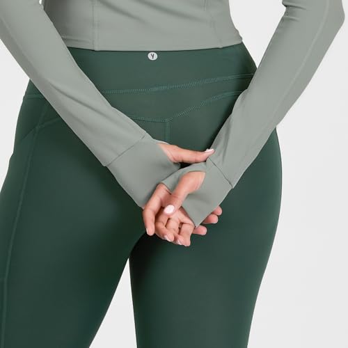 Image of YITTY Active Women's Ultraluxe Full Zip Jacket, Athleisure, 4-Way-Stretch, Thumbholes