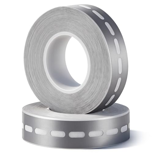 Frienda 2 Roll 82 ft Vented Polycarbonate Tape Dustproof Greenhouse Tape Waterproof Self Adhesive UV Heat Resistant for Polycarbonate Greenhouse Roofing Multiwall Panel Repair (Ventilation Holes,38mm)
