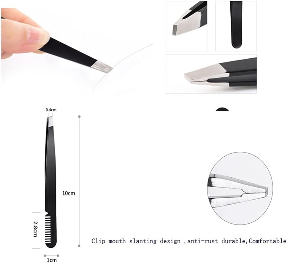 Design Eyelash Tweezers Hair Removal Makeup Tools Eyebrow Curlers Beauty image 2