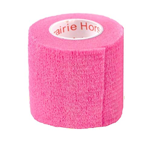Prairie Horse Supply 2 Inch Vet Wrap Tape Bulk (Green, Pink, Red and Black Paw Prints on Green, Pink, Red) (Pack of 6) Self Adhesive Adherent Adhering Flex Bandage Grip Roll for Dog Cat Pet - Thumbnail 7