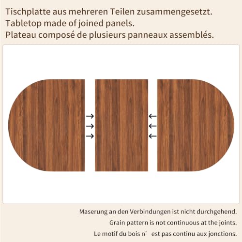 Table à manger extensible 120-160 cm avec rangement caché - 6