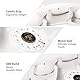 Sangyn Retro Festnetztelefone Klassisches Retro Telefon mit Wählscheibe Einstellbare Lautstärke Vintage Nostalgie Telefon für Home Office Dekoration, Weiß