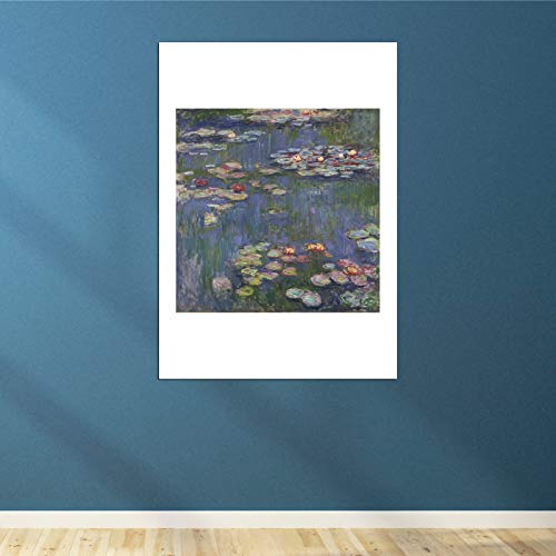 Affiche Claude Monet Nénuphars violets encadrée le cadeau idéal pour amateurs d'art