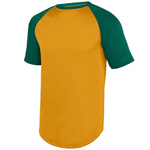 Augusta Sportswear Men's 3XL 1508, Gold/Dark Green, XXX-Large