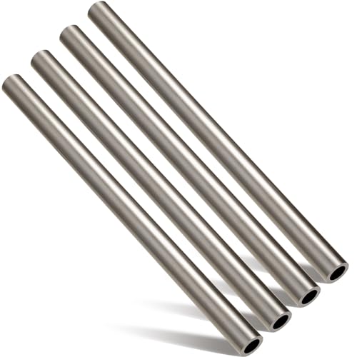 Gisafai 4 Pcs Cold Rolled Steel Tube Metal Seamless Round Tubing 3/4'' Od,0.51'' ID,0.12'' Wall,12'' Length for Industries Applications,Strong and Durable by Gisafai - Used condition - US$26.13