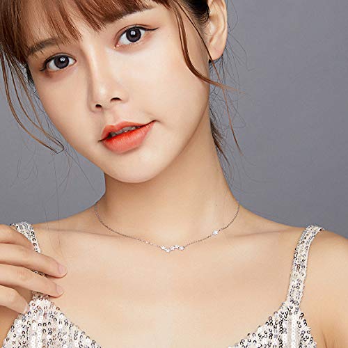 Collier étoiles en argent 925, le cadeau de mariage idéal pour sublimer une mariée - 5