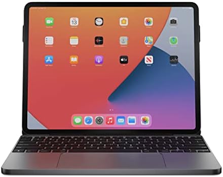 Brydge Pro+ Wireless Keyboard with Trackpad for iPad Pro 12.9-inch (2020 & 2018) | Aluminum Wireless Bluetooth 5.0 Keyboard | Long Battery Life | (Space Gray)