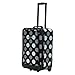 Rockland Fashion Softside Upright Luggage Set, Expandable, New Black Dot, 2-Piece (14/19)