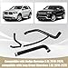 Radiator Coolant Hose Upper and Lower Compatible with Dodge Durango 3.6L 2016-2020 Compatible with Jeep Grand Cherokee 3.6L 2016-2020 Replaces 68244092AA 55038160AE