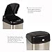 BestOffice 13 Gallon Touch-Free Sensor Automatic Stainless-Steel Trash Can Kitchen