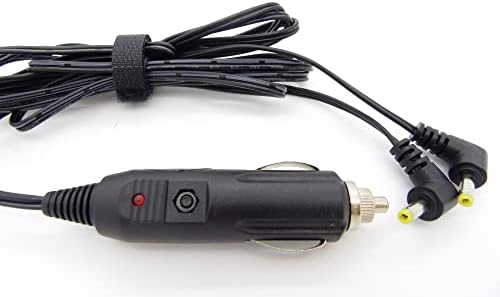 GOOD LEAD 12V Dual Twin Screen Car Charger For Maxtek 9 Twin In Car Portable DVD Player
