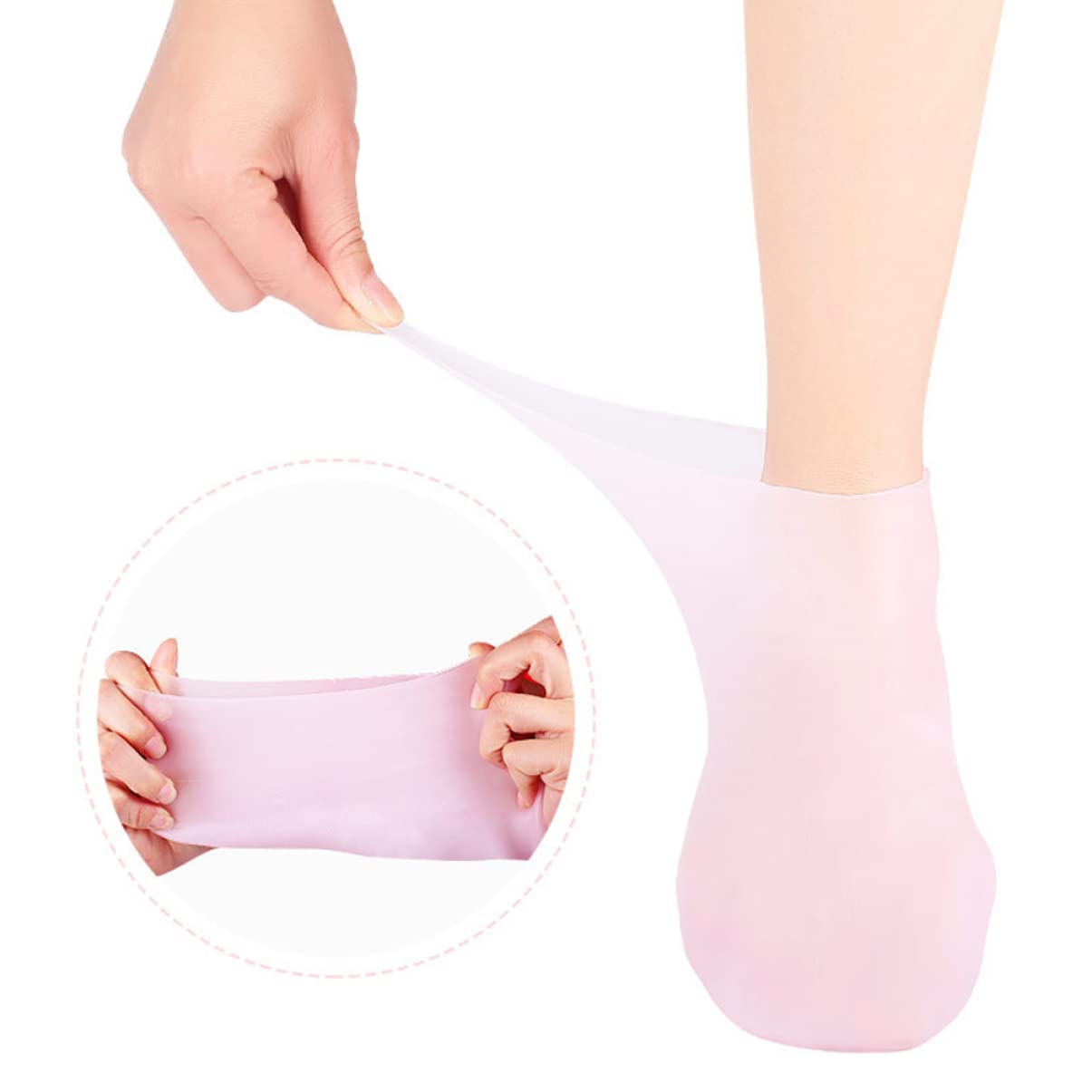 FOMIYES Overnight Moisturizing Socks for Men Anti-Dry Soft Sebs Socks for Dry Cracked Feet