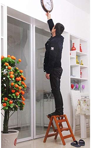 Marchepied en bois massif durable avec design compact