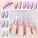 Artdone Sheer Gel Nail Polish Set Jelly UV Gel 6 Colors Translucent Milky White Pink Nude Brown Colors Nail Polish For All Seasons