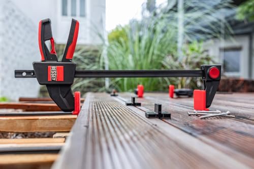 BESSEY Zestaw montażowy do desek tarasowych EZ-DT, pasuje do EZ360 i EZL od rozpiętości 300 mm, waga 0,27 kg