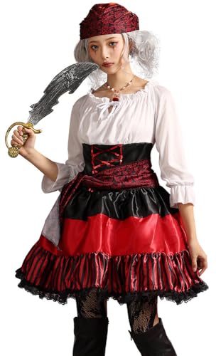 [TTYAO REII] eq ^[o s[X RXv ߑ RX`[ Cosplay  fB[X Xe[W o  nEB NX}X Cxh  w l qp (S, l)