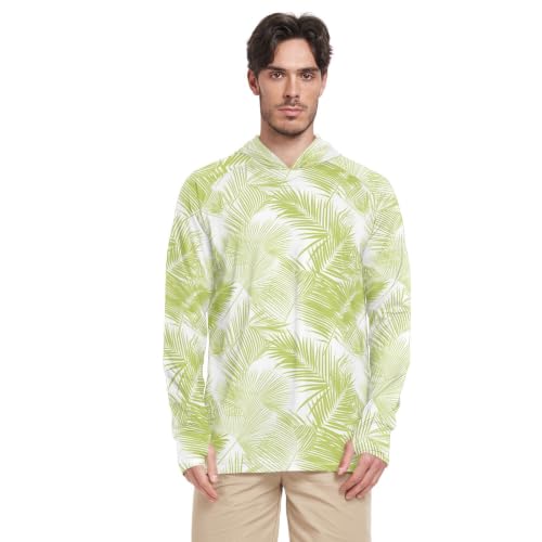 Sweat à capuche protection solaire homme UPF 50+ vert pour protéger votre peau sensible outdoor