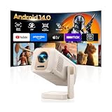 Mini Vidéoprojecteur【Apps Intégrées/Courte Focale/Auto Keystone】WiMiUS Mini Projecteur Por...