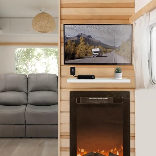 RecPro RV Cable TV Hookup Extender Coaxial Cable Connector and HDMI Wall Plate Pass Through | Does Not Convert Coax to HDMI