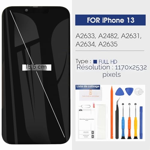 Écran pour iPhone 13 de remplacement pour retrouver affichage et tactile - 3