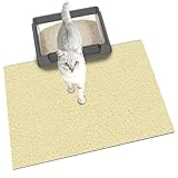 Alfombrilla para arena de gatos Bohemian, alfombrilla para comida fácil de limpiar que controla eficazmente la dispersión de la arena.