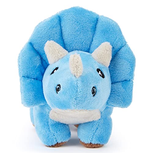 Zappi Co Kinder Kuschelweiches Plüschtier - Perfekte kuschelige Spielgefährten für Kinder Geburtstage und besondere Anlässe(12-15cm) (Triceratops)