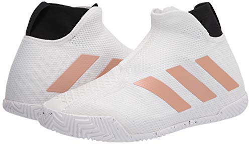 adidas Tênis Masculino Stycon, Branco/Cobre/Preto, 7