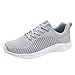 Corlidea Scarpe da uomo Nero 47 Scarpe da uomo Estate grande pizzo leggero up Mesh Outdoor Sneakers Non scivolose Casual Scarpe da corsa (Grey, 40)
