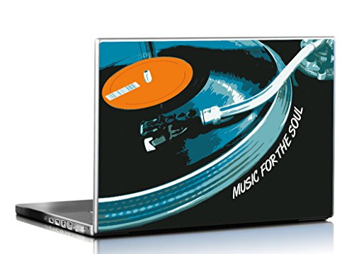 Image of Seven Rays Music for The Soul Laptop Skin Covers Fits for All Models for Screen Size Dimensions - 15 x 10 Inches