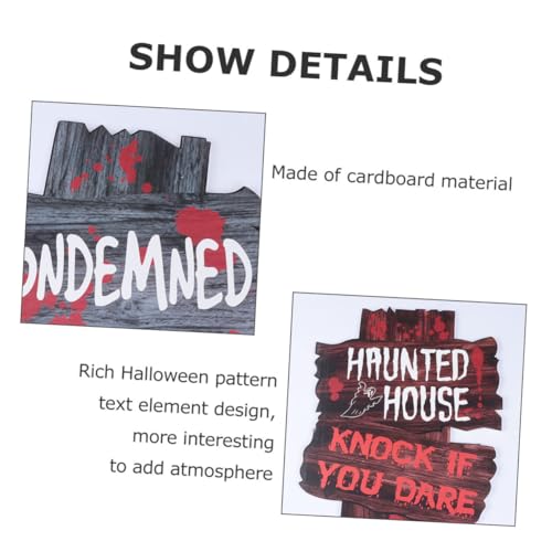 Panneaux Halloween Rigides : Solution Déco Résistante pour Pelouses et Jardins - 6